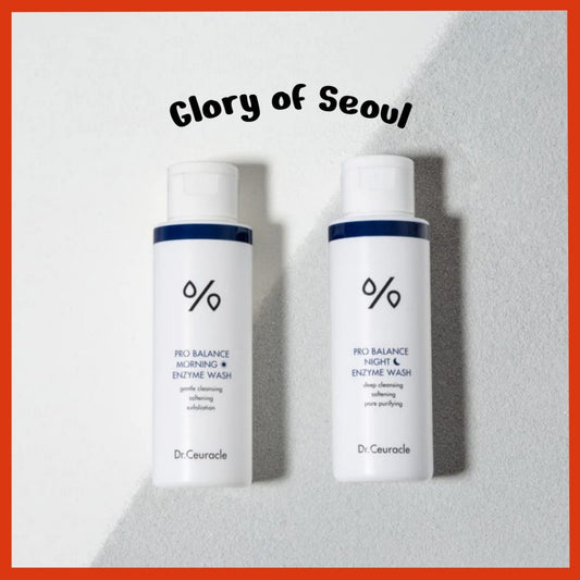 Dr.Ceuracle Pro Balance Morning & Night Enzyme Wash, 50g | Maltose, Corn Starch Powder Cleanser Removing Sebum | Exfoliating, pH Balancing Care