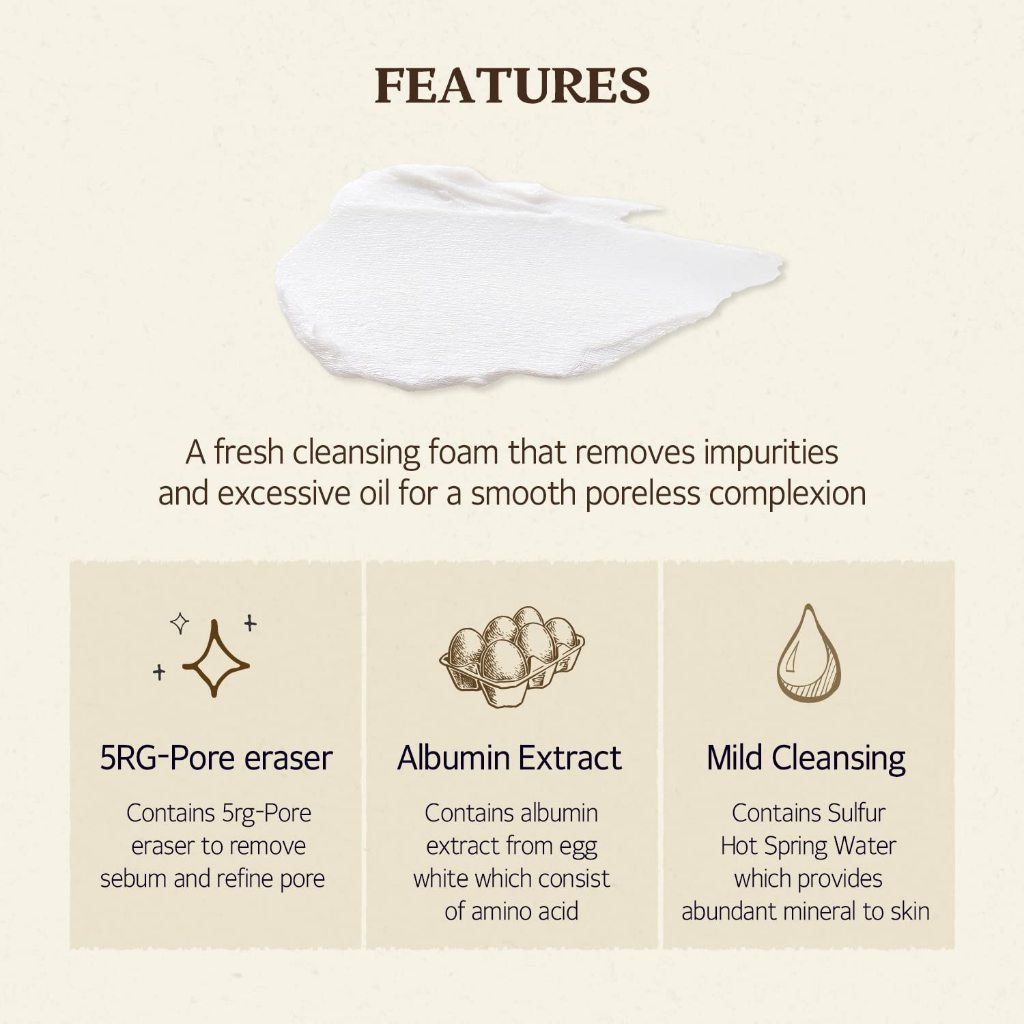 SKINFOOD EGG Cleansing Foam 150ml