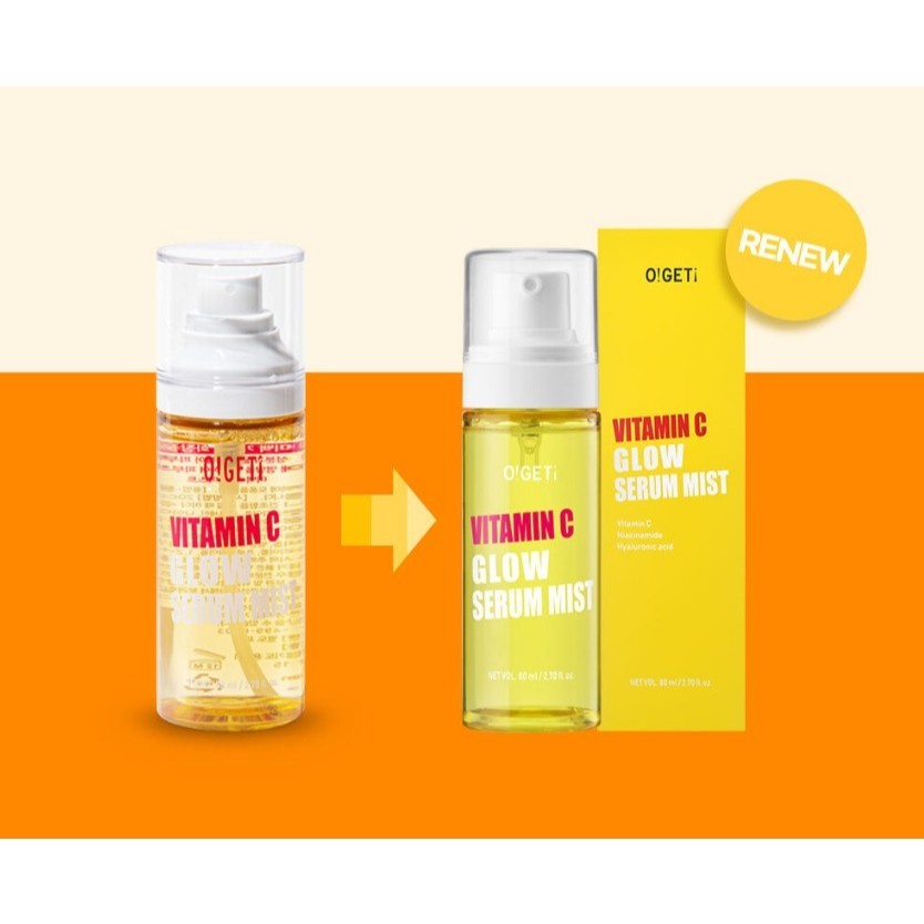 O!GETi Sérum Iluminador com Vitamina C em Spray 80ml