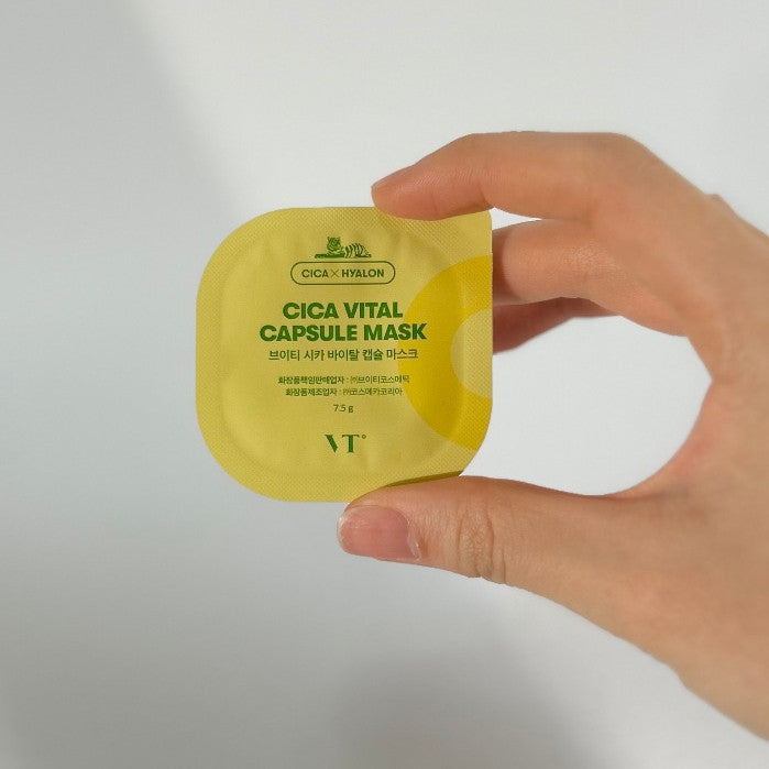 VT Cica Collagen Capsule Mask / Cica Vital Capsule Mask / Super Hyalon Mask Washoff pack 7.5g