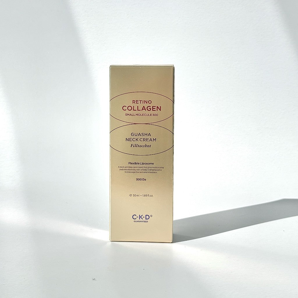 Crema reafirmante para el cuello CKD Retino Collagen Small Molecule 300 con guasha 50ml