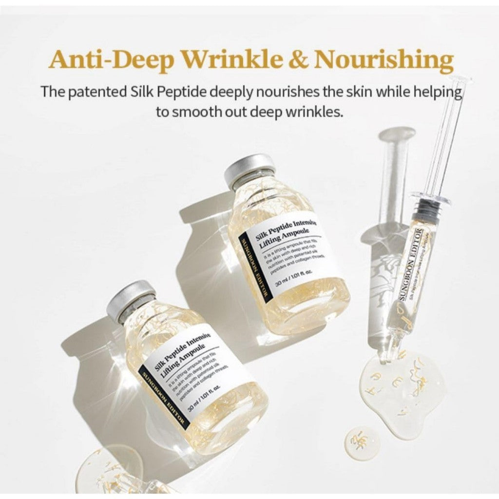 SUNGBOON EDITOR Silk Peptide Intensive Lifting Ampoule, 60mL