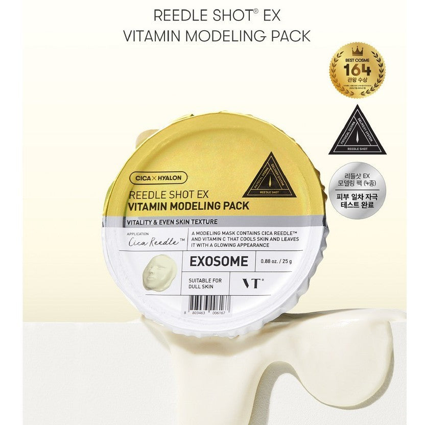 VT Reedle Shot Ex Modeling Pack (4 Types) │ Cica / Vitamin / Collagen / Hyaluronic