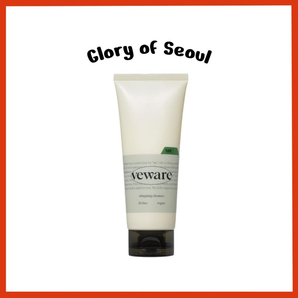 [Veware] Vegan Whipping Cleanser, 150g | Hypoallergenic Mild Daily 100% Vegan Formula Cleanser, for All Skin Types, Rich Bubbles, Gentle Cleansing