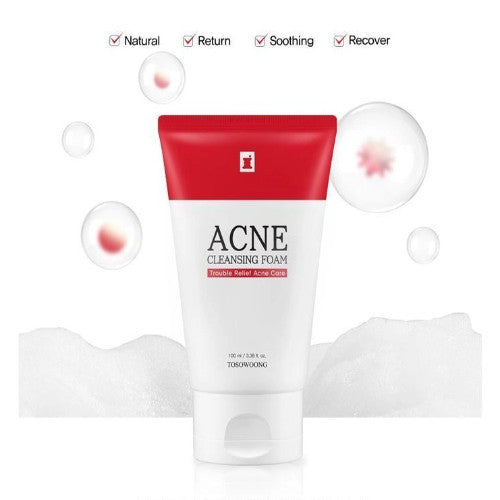 Espuma limpiadora para el acné TOSOWOONG 100 ml