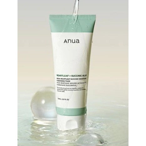 ANUA Heartleaf Succinic Moisture Cleansing Foam 25ml / 150ml