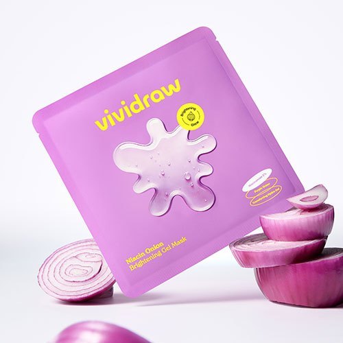 [New] VIVIDRAW Gel Mask 4EA (3 Types) ┃ Cherry Collagen Firming Capsule Serum / Black Olive PDRN™ Reparing Marble / Niacin Onion Brightening