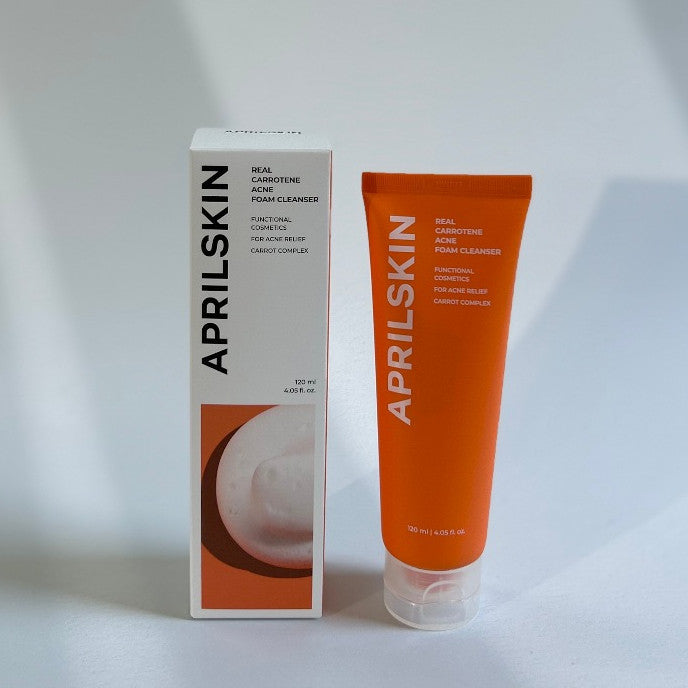 APRILSKIN Real Carrotene Acne Foam Cleanser 120ml