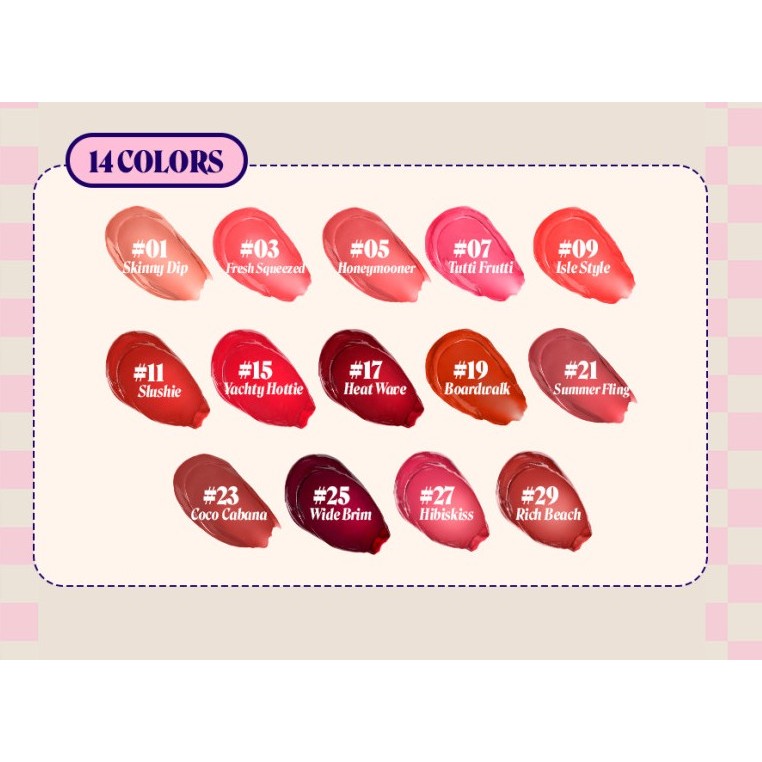 BENEFIT Splash Dewy Tint 14color