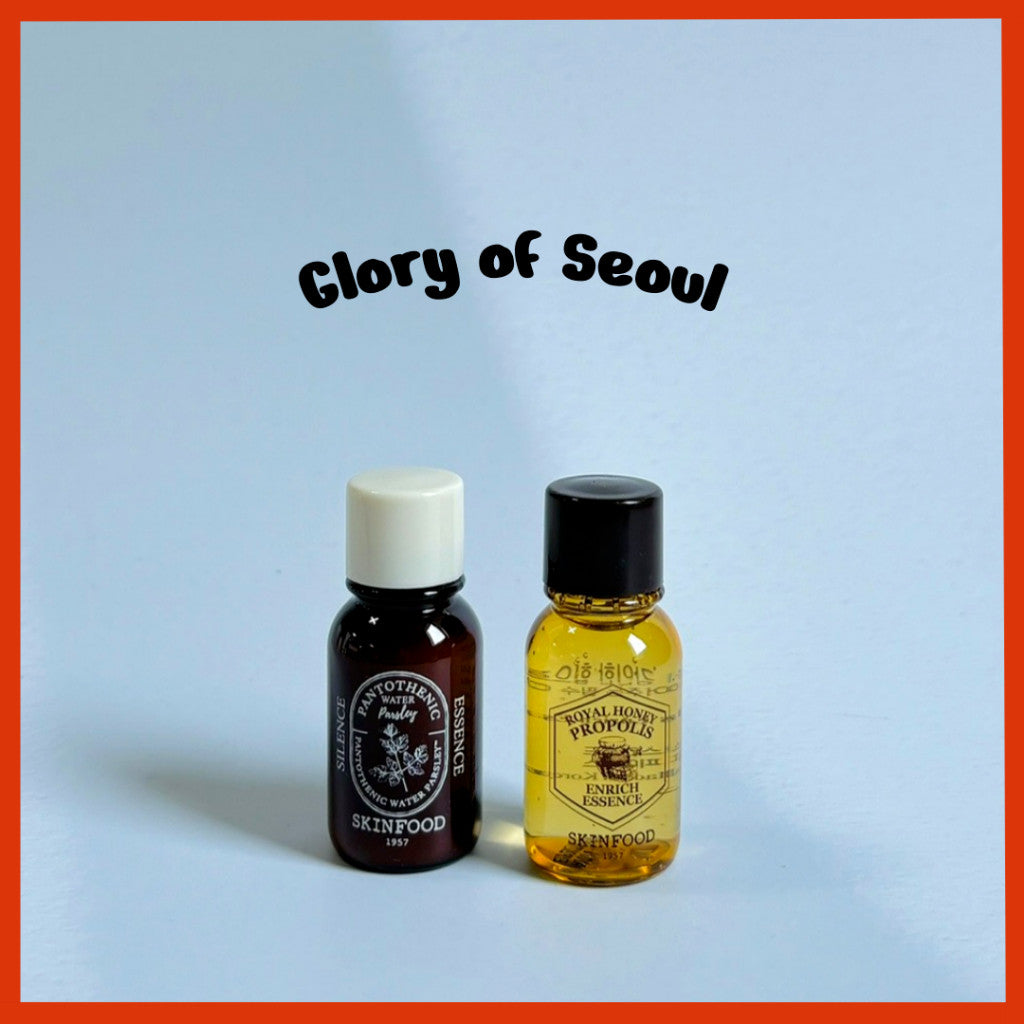 [MINI] SKINFOOD Royal Honey Propolis Enrich Toner 10ml / Pantothenic Water Parsley Toner 10ml