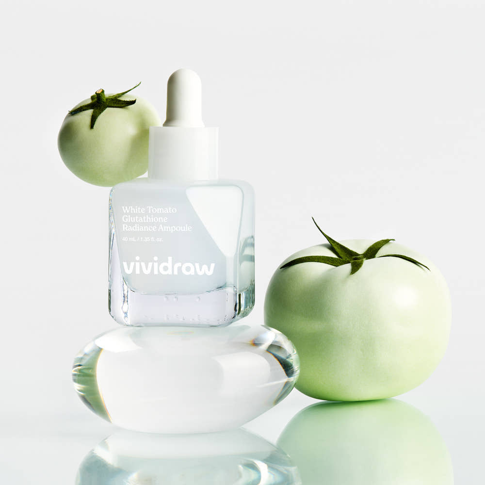 [New] VIVIDRAW Vegan Ampoule (5 Types), 40ml┃Apple Vinegar Pore Shrinkee/Cherry Collagen Firming Capsule/Baobal Hydrogel To Drop/Niacin Onion All Clear/White Tomato Glutathione