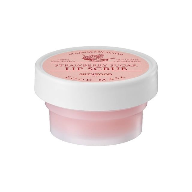 SKINFOOD Food Mask Lip Scrub 21ml (3 Types) │ Strawberry Sugar Lip Scrub / Lemon Dill Butter Lip Balm / Honey Sugar Lip Sleeping Pack