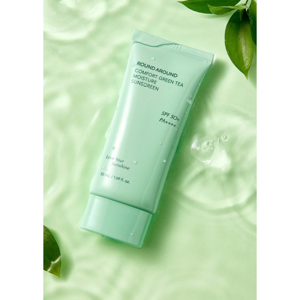 ROUND AROUND Comfort Green Tea Sunscreen 50ml