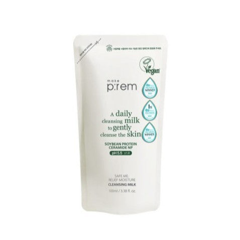 MAKE P:REM Safe Me Relief Moisture Cleansing Milk 3types