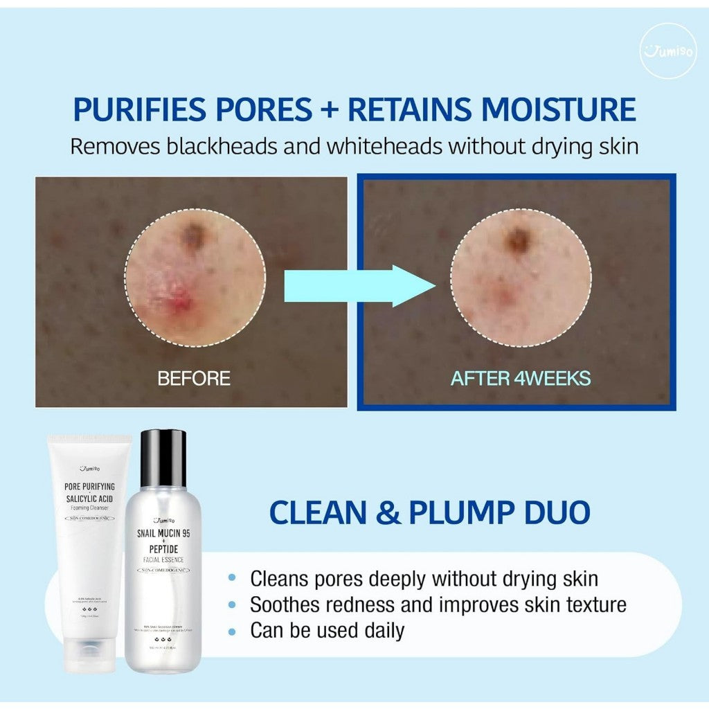[JUMISO] Pore-Purifying Salicylic Acid Foaming Cleanser 120g / 20g