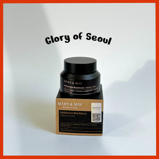 MARY&MAY Idebenone+Blackberry Intense Cream 70g Jar Type