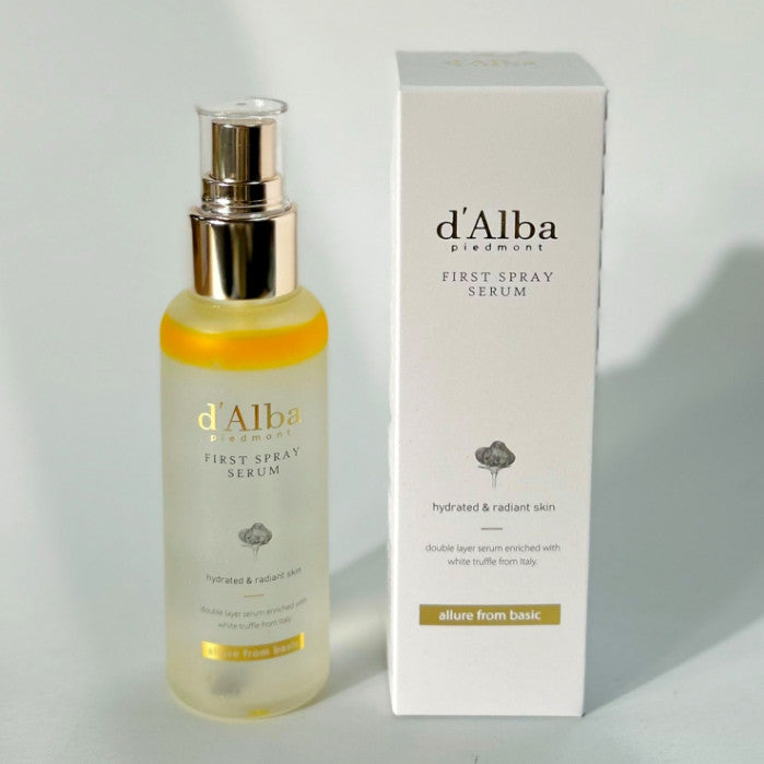 d'Alba Italian White Truffle First Spray Serum 100ml, 3.38 Fl Oz