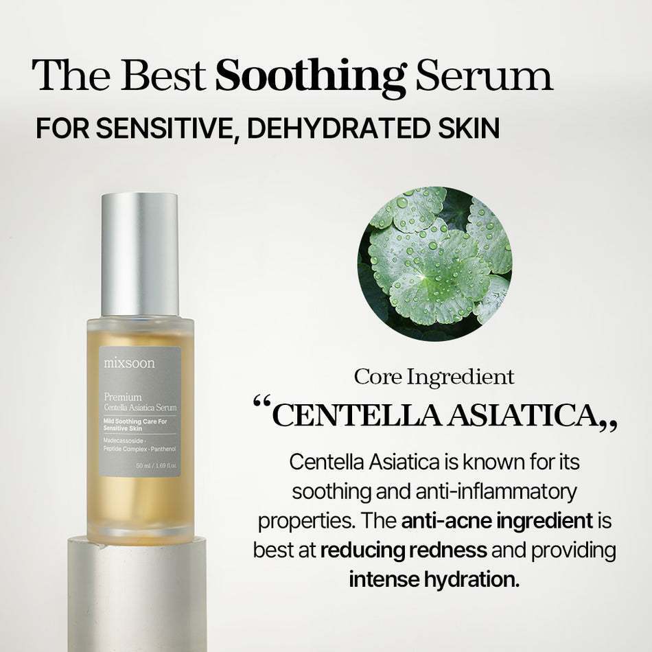 mixsoon Premium Serum 50ml (3 Types) │ Galactomyces / Bifida / Centella Asiatica