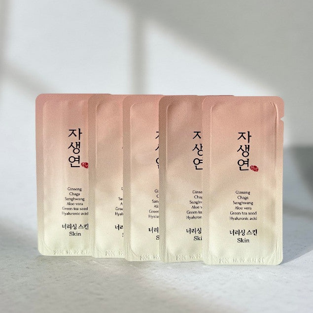 [Sample] JaSaengYeon Nourishing Skin/Lotion 5 pieces