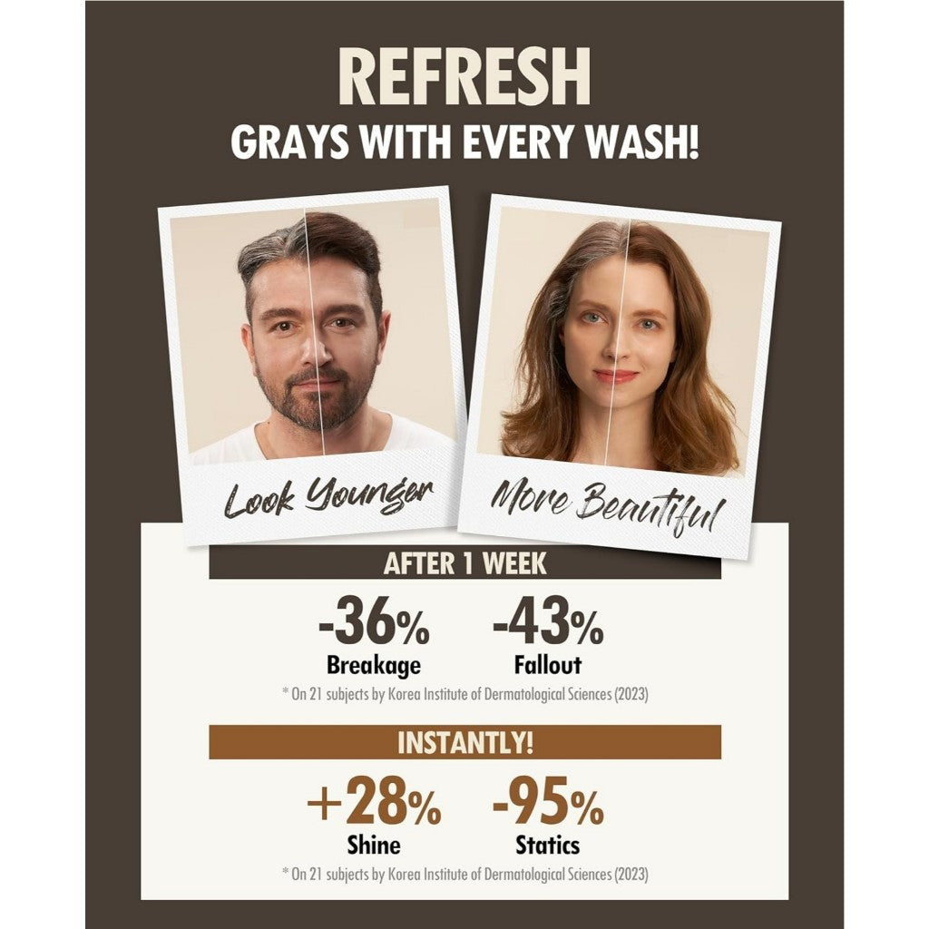 [ModaModa] Zero Gray Black Hair Shampoo (100g/300g) | Natural Darkening Color Shampoo Hair Dye for Hair & Scalp