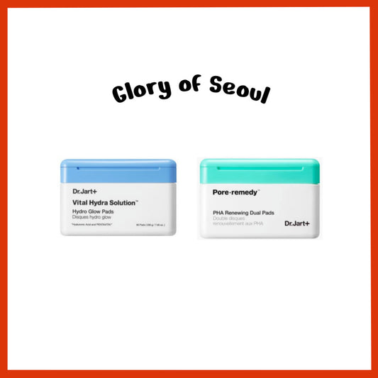 DR.JART Hydra Solution Hydro Glow/Pore remed PHA Renewing Dual Pad 2Type