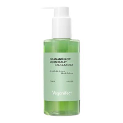 VEGANIFECT. Clean and Glow Green Barley Gel Cleanser 205ml