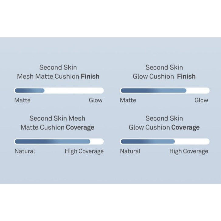 Hince Second Skin Mesh Matte Cushion / Glow Cushion