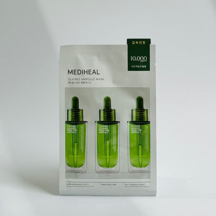 MEDIHEAL Ampoule Mask 25ml 3TYPE ( TEATREE, Vita, Madecassoside)