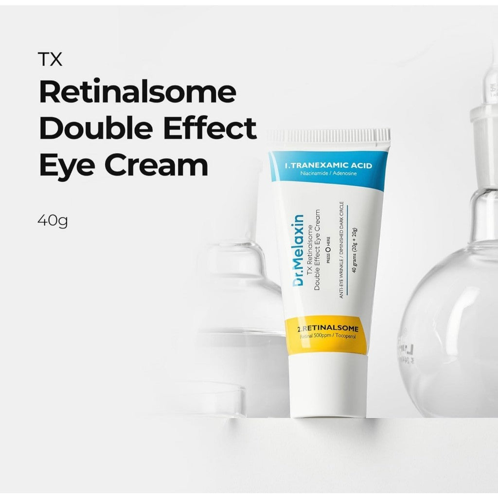 Dr.Melaxin TX Retinalsome Eye Cream, 40g | with Adenosine Niacinamide for Fine Lines, Wrinkles & Dark Spots