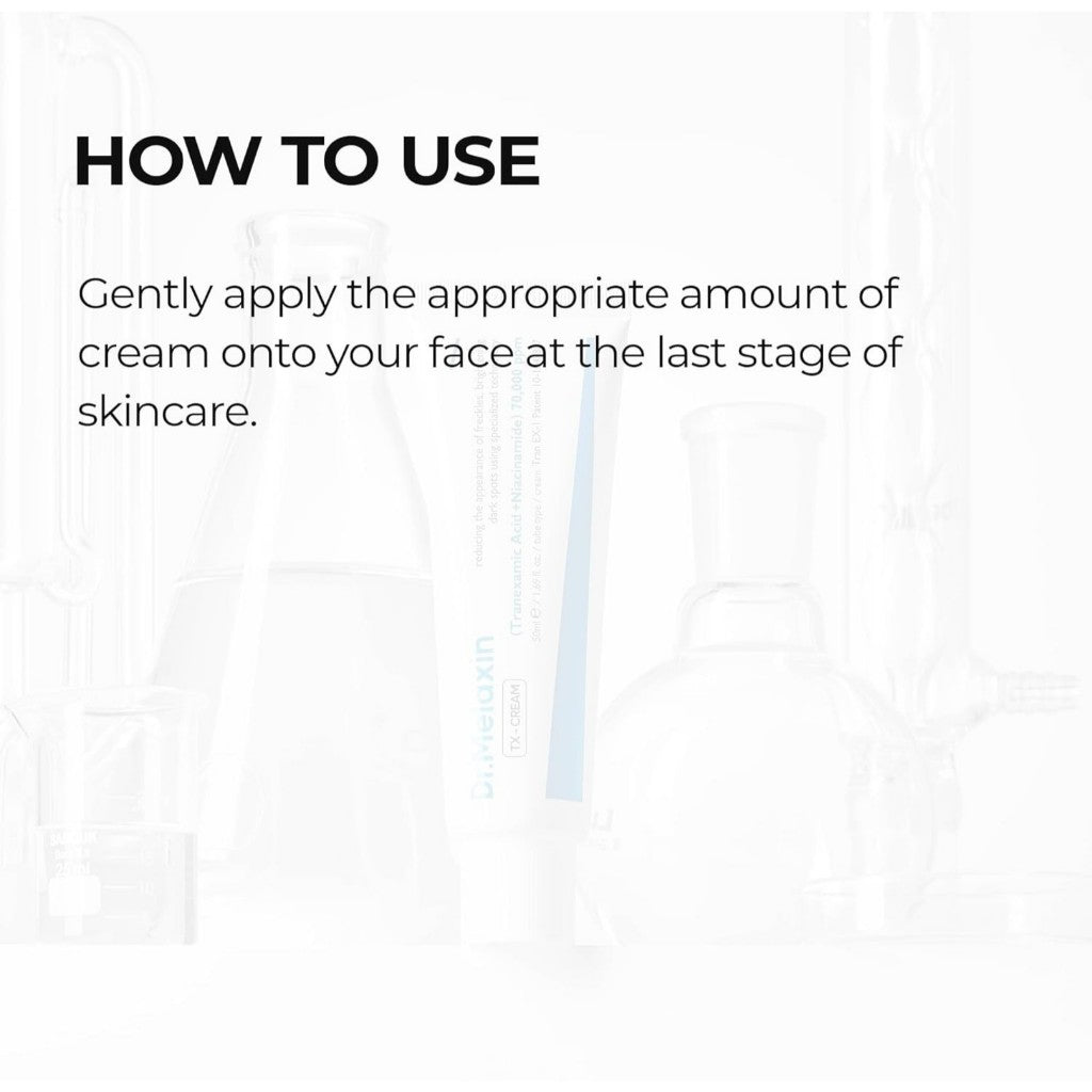 Dr.Melaxin TX-CREAM, 50mL | Skin freckle Cream, Blemishes, Anti-pigmetation