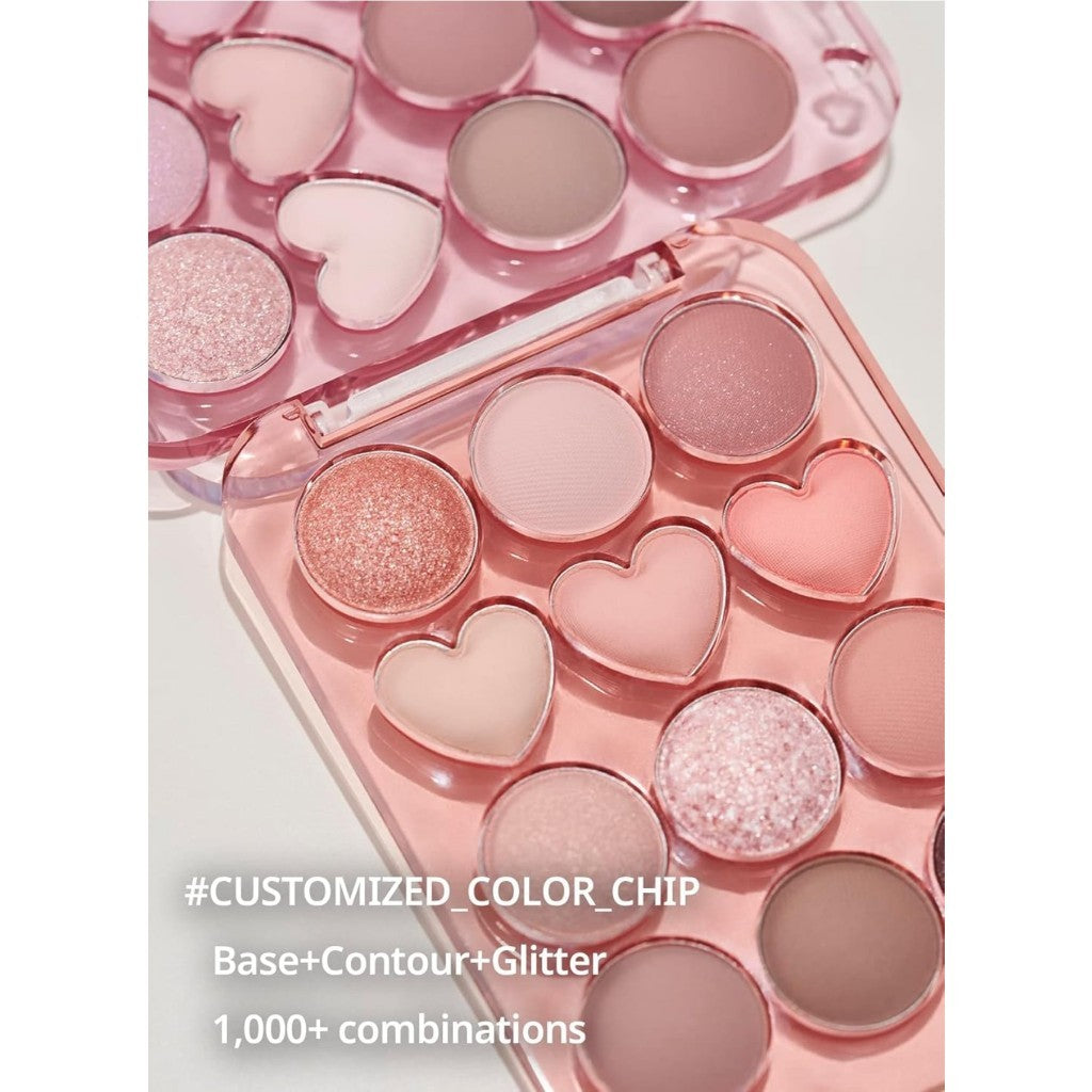 Paleta de sombras de ojos Pin Point de COLORGRAM 9.9g (7 colores)