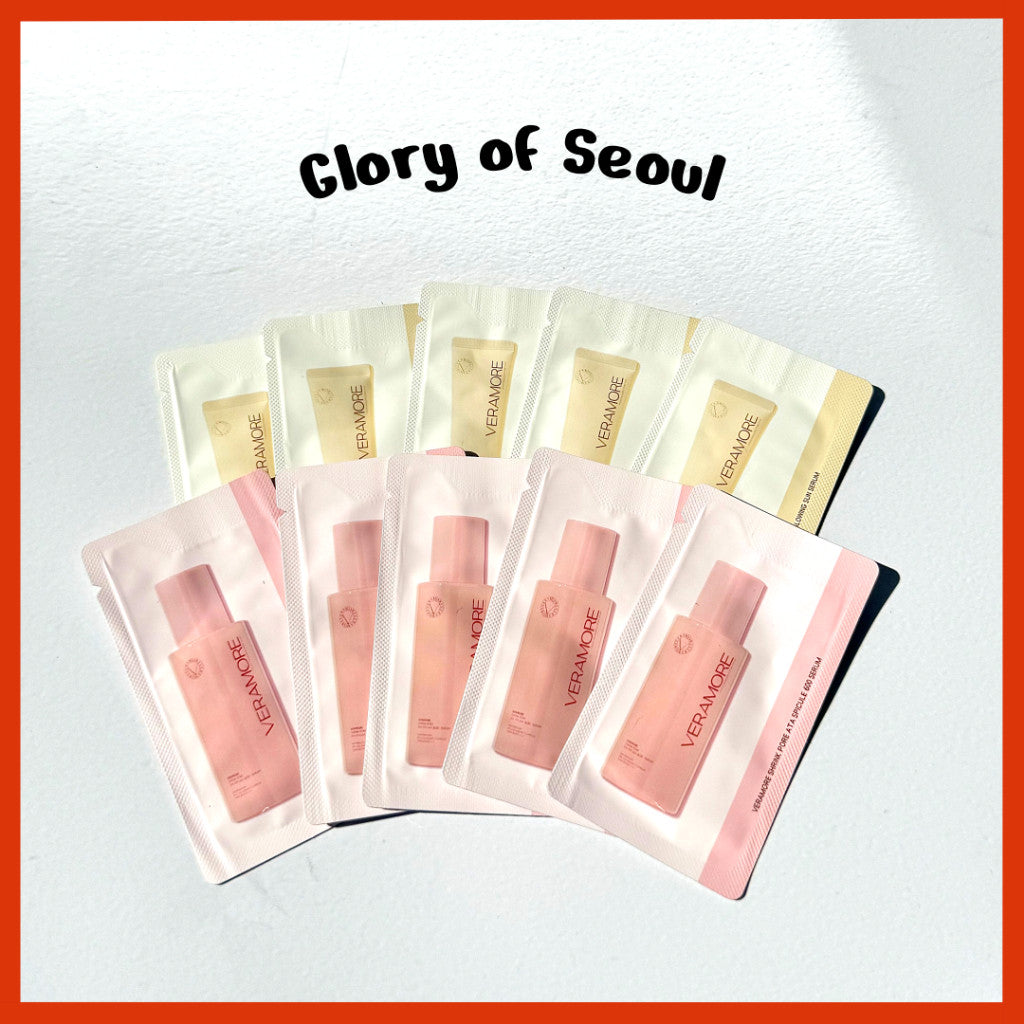 [SAMPLE SET] VERAMORE Serum Sample Sachet 5ea Set (2 Options) │ Spicule 600 Serum / Sun Serum
