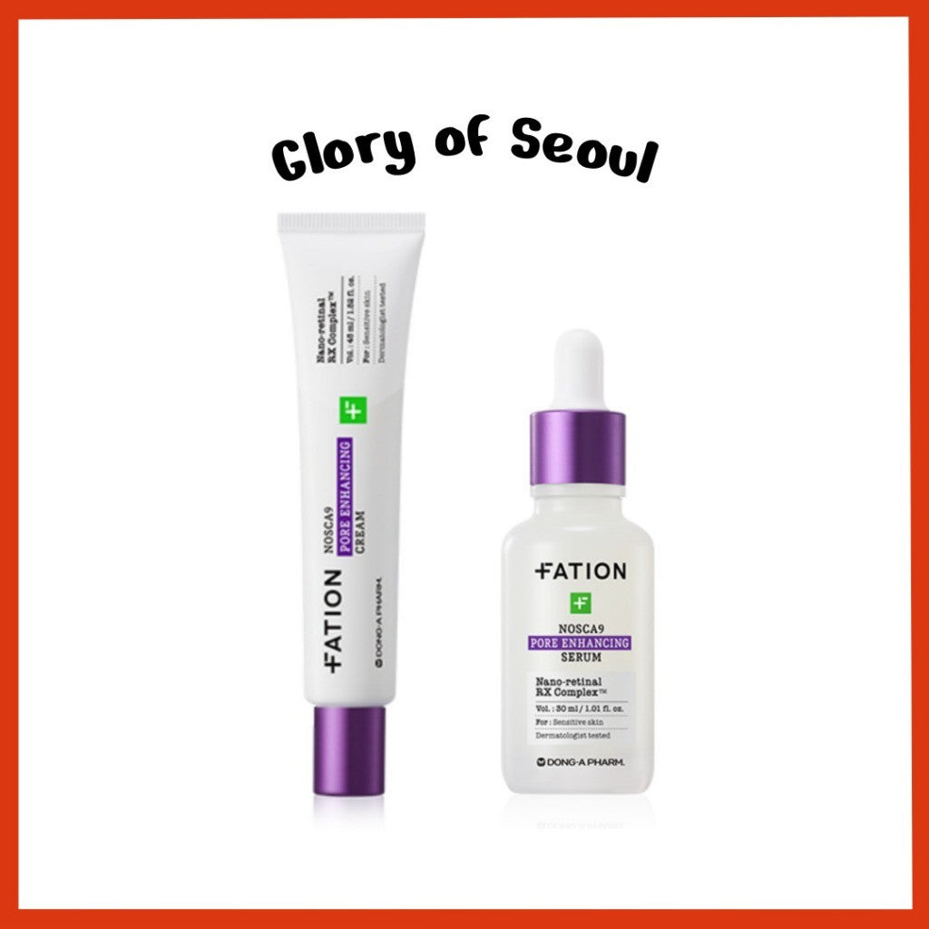 FATION Nosca9 Pore Enhancing (Cream 45mL / Serum 30mL)