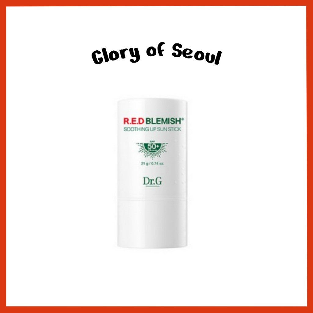 Dr.g R.E.D Blemish Soothing Up Sun Stick, 21g | SPF50+ PA++++, Reef Safe