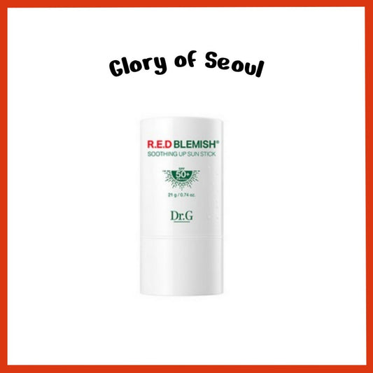 Dr.g R.E.D Blemish Soothing Up Sun Stick, 21g | SPF50+ PA++++, Reef Safe