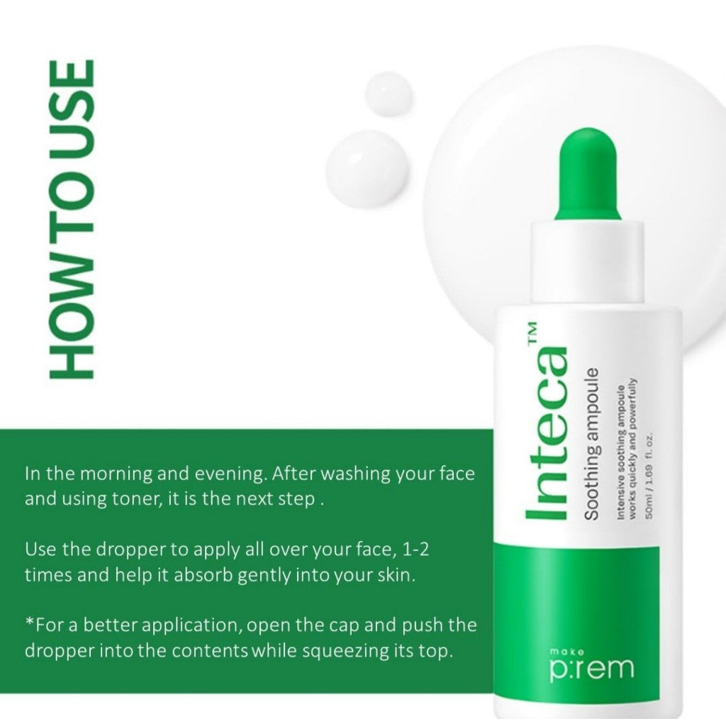MAKE P:REM INTECA Soothing Ampoule, 50mL