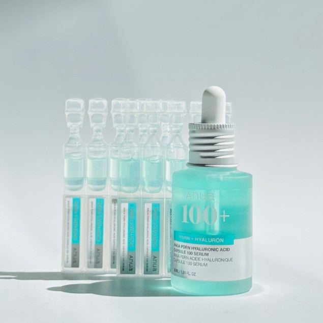 [SET] ANUA PDRN Hyaluronic Acid Capsule 100 Serum Promotional Set 30ml*1ea + 1ml*5ea