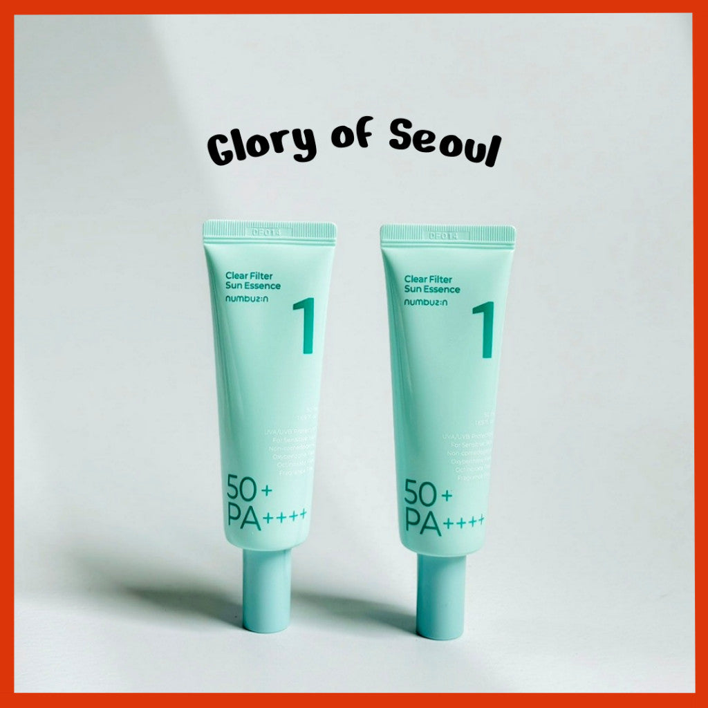 [Duo Set] numbuzin No. 1 Pure-full Calming Water Sunscreen SPF50 PA++++ 50mL + 50mL Duo Set 4.8