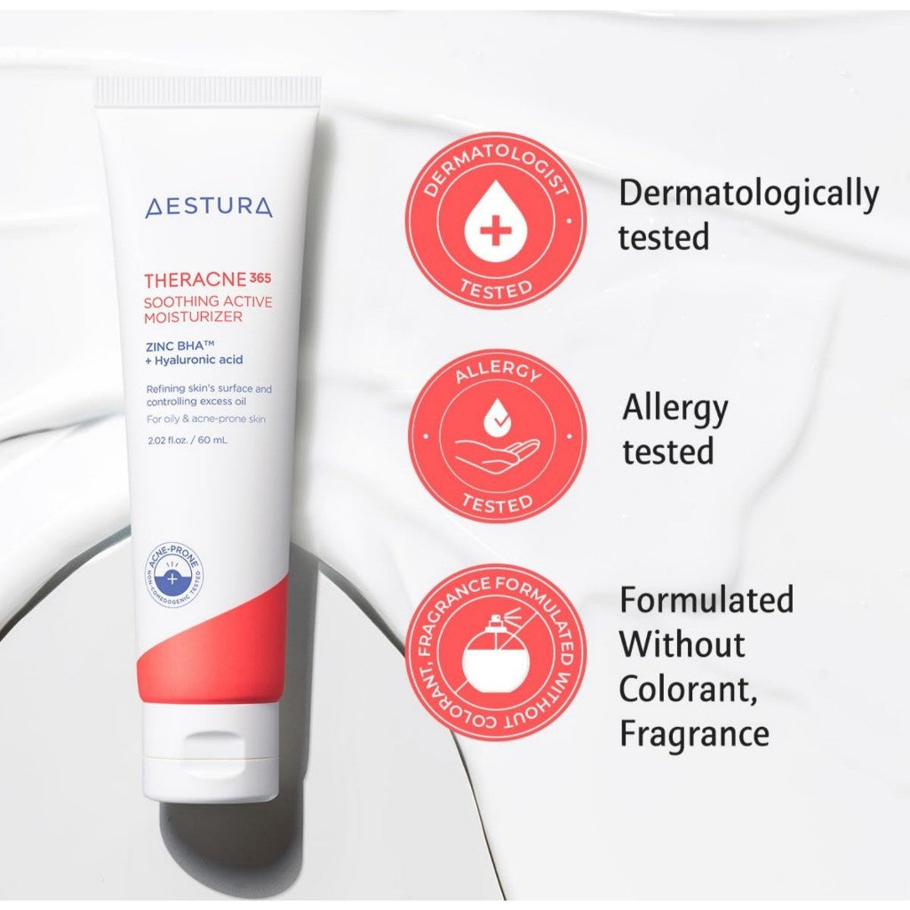 AESTURA Theracne365 Hidratante Ativo Calmante 60ml