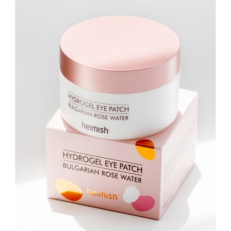 Parches de hidrogel para ojos HEIMISH Bulgarian Rose Water (60 unidades)
