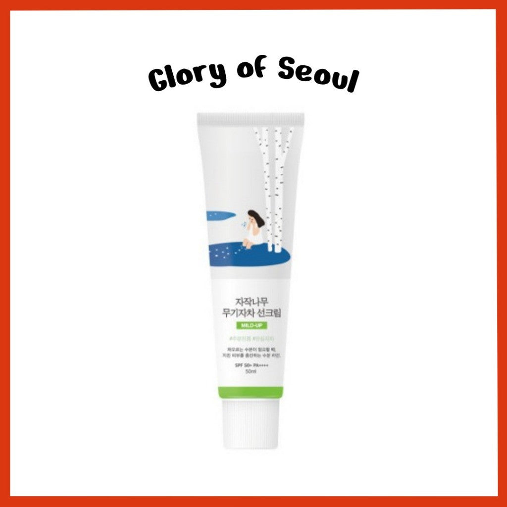 ROUND LAB Birch Juice Mild-Up Sunscreen 50mL  SPF 50+, PA++++