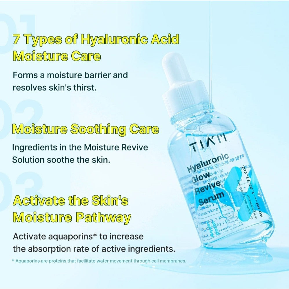 TIAM HYALURONIC GLOW REVIVE SERUM, 40mL