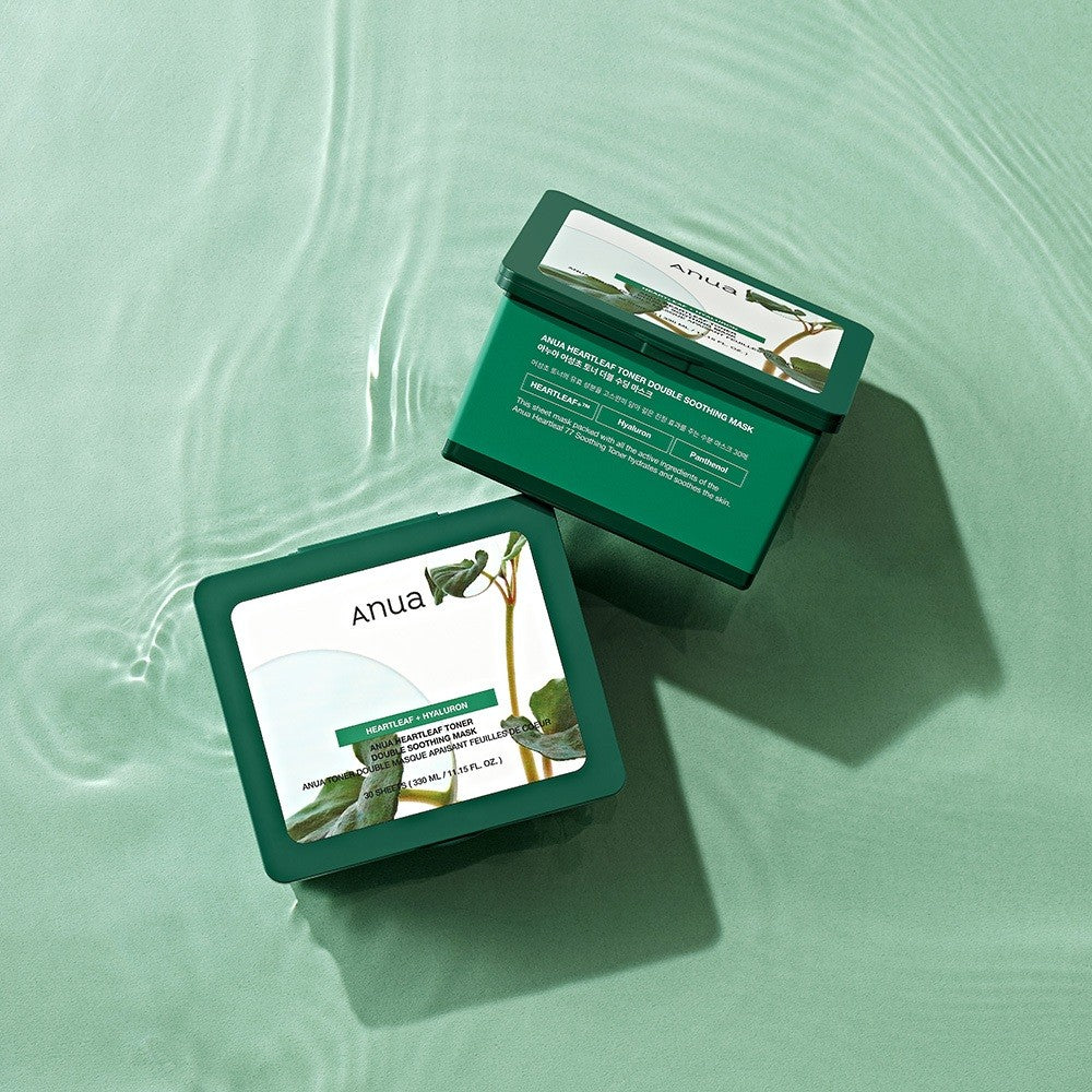ANUA Heartleaf Toner Double Soothing Mask 30 Sheets 330ml