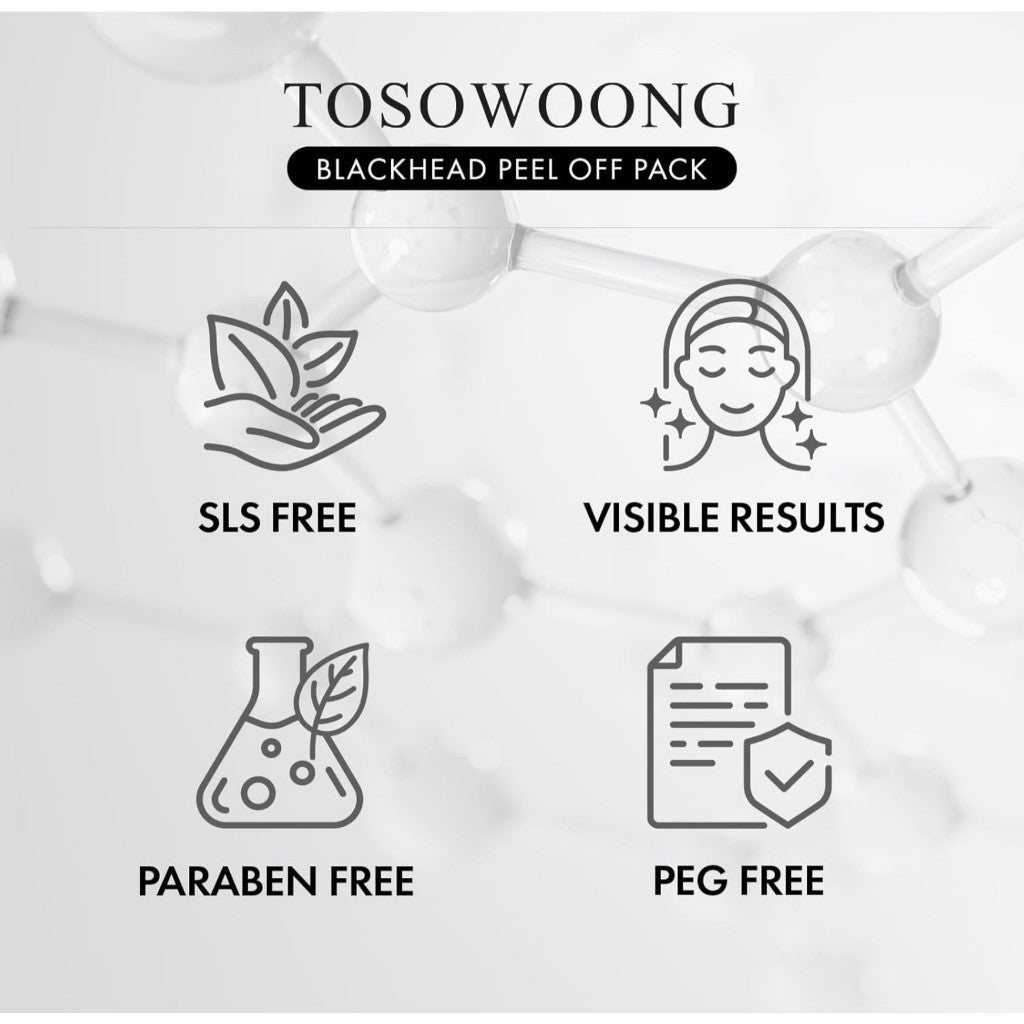 TOSOWOONG Blackhead Peel Off Pack, 50g