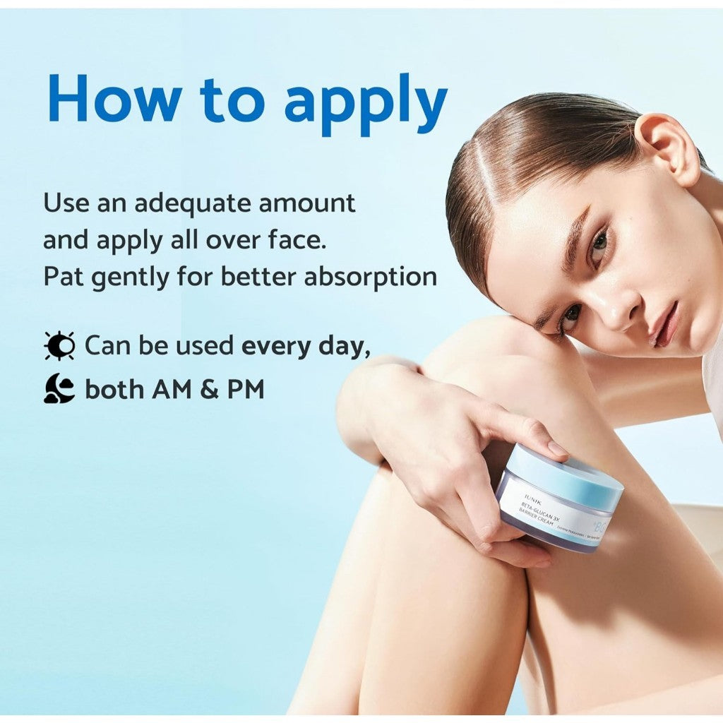 IUNIK Beta-Glucan 3x Barrier Cream, 50mL