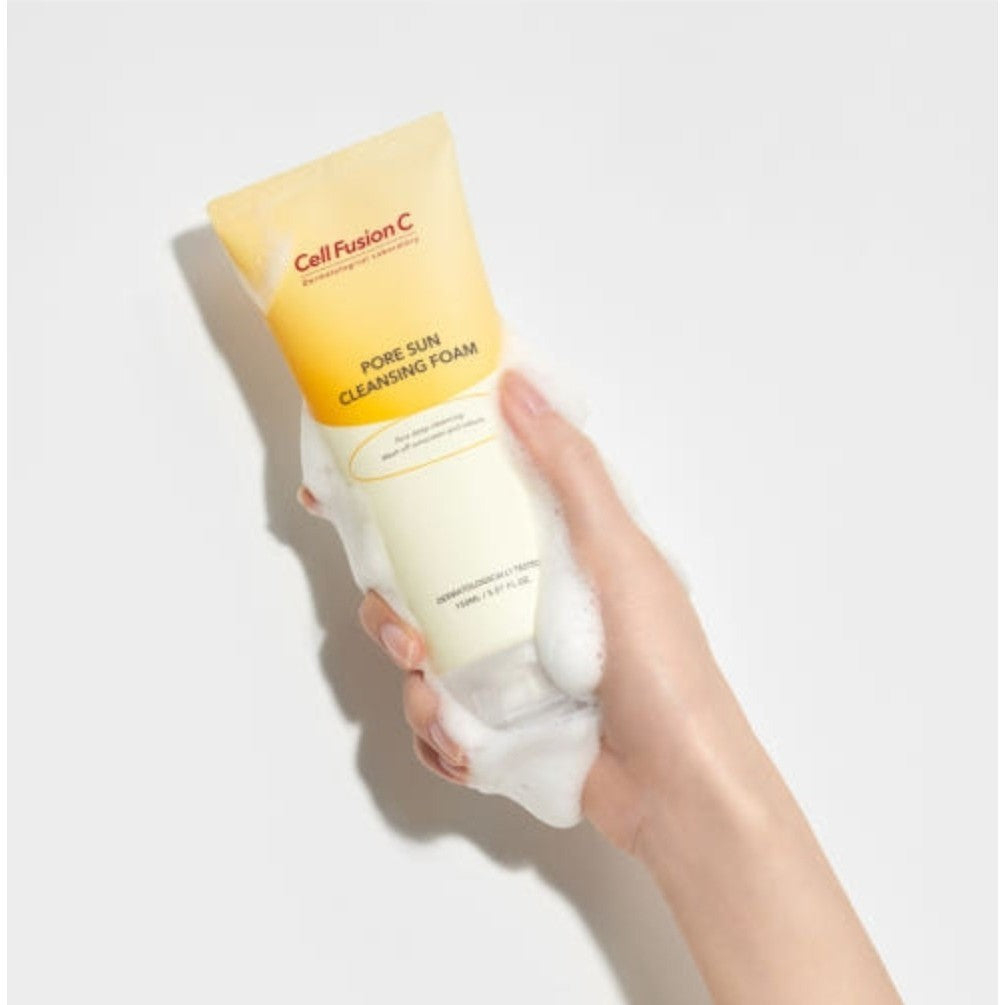 [Cell Fusion C] Pore Sun Cleansing Foam, 150mL