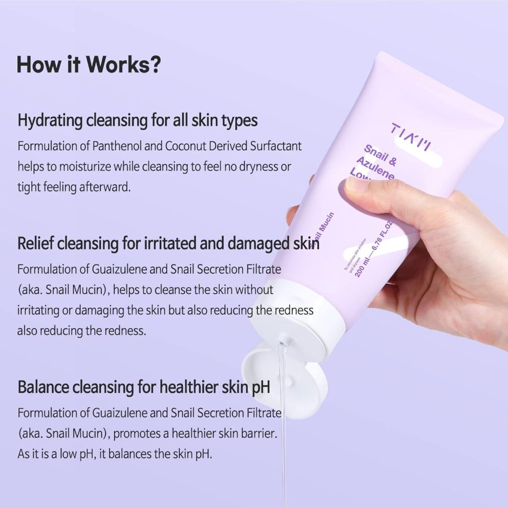 TIAM Snail&Azulene Low PH Cleanser 200ml