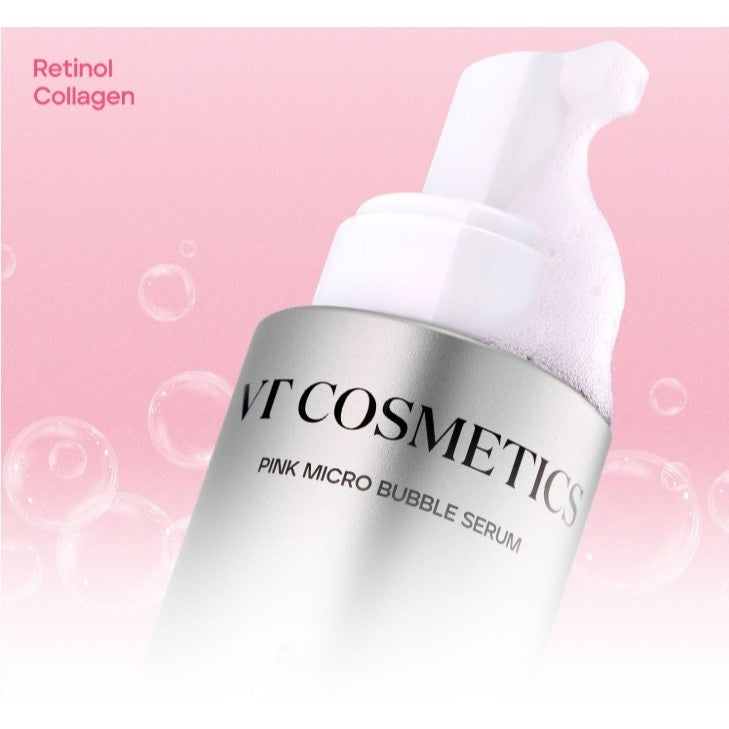 VT Micro Bubble Serum 70ml (3 Types) │ Retinol Collagen / PDRN Hyaluronic / Niacinamide Glutathione