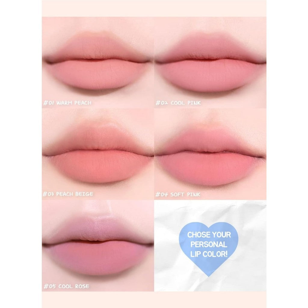 COLORGRAM All In One Over-Lip Maker (0.5g*0.2g) | 5 Colors, Matte finish, Bigger and Fuller Lips, Plumping effect, Smooth creamy texture