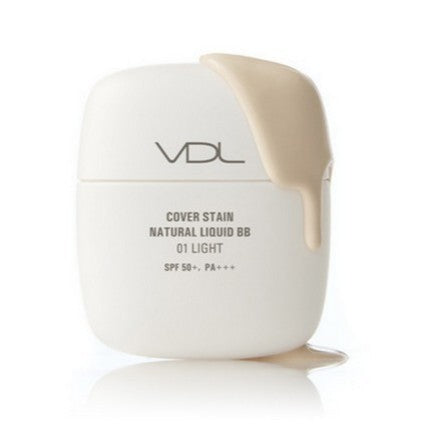 VDL COVER STAIN Natural Liquid BB, 50mL | SPF50+ PA+++ (2 colors)